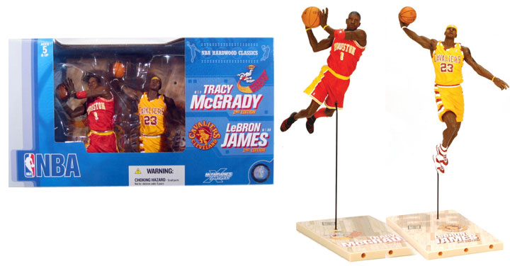 NBA　マクファーレン　2体Boxシリーズ　レブロンジェームズ　T-マック NBA マクファーレン 2体Boxシリーズ レブロンジェームズ T-マック
