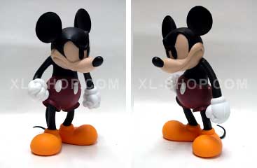 MEDICOM TOY - MICKEY MOUSE tosses the bouquet!! ヴァイナル Medicom VCD Disney Throw Mickey B&W Ver. Figure black