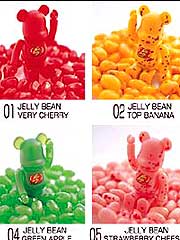 バンダイ食玩Jelly Belly ベアブリックシリーズ 6種セット Medicom Toy x Jelly Belly Be@rbrick set of 6