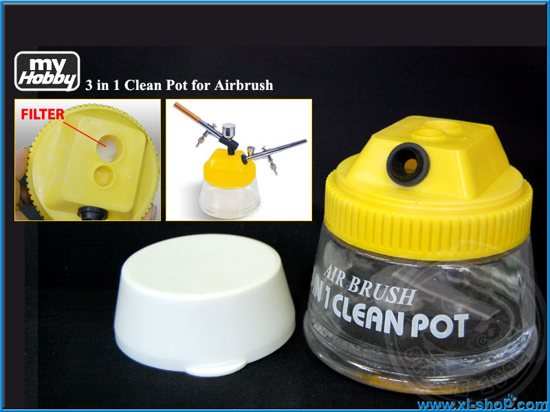 My Hobby 3 in 1 Clean Pot for Airbrush