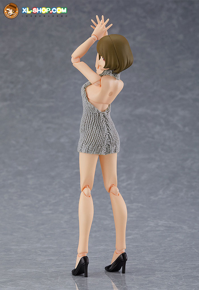 Figma 505 Female Body (Chiaki) with Backless Sweater Outfit Max Factory Figma 505 Female Body (Chiaki) with Backless Sweater Outfit Max Factory