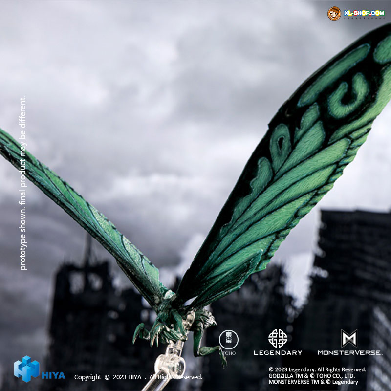 Godzilla: King of the Monsters (Exquisite Basic) Mothra Emerald Titan PX Action Figure main image 0