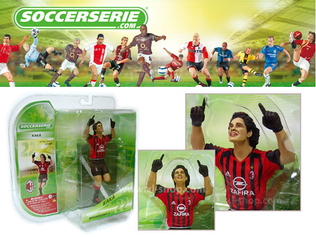 3D-Stars - Soccerserie.com - AC Milan - Striker - KAKA 6'' Action