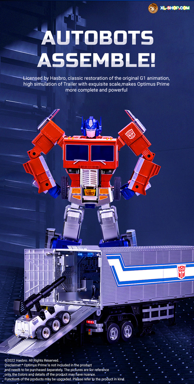 Robosen CX40SA Flagship Optimus Prime Trailer Kit