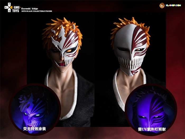 GAMETOYS 1//6 GT-001 Kurosaki ichigo Two Head 12/" Male Collectible Figure Presale