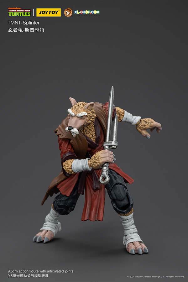 JOYTOY - JT00652 - 1/18 TMNT - Splinter (Ship Q2,2025)