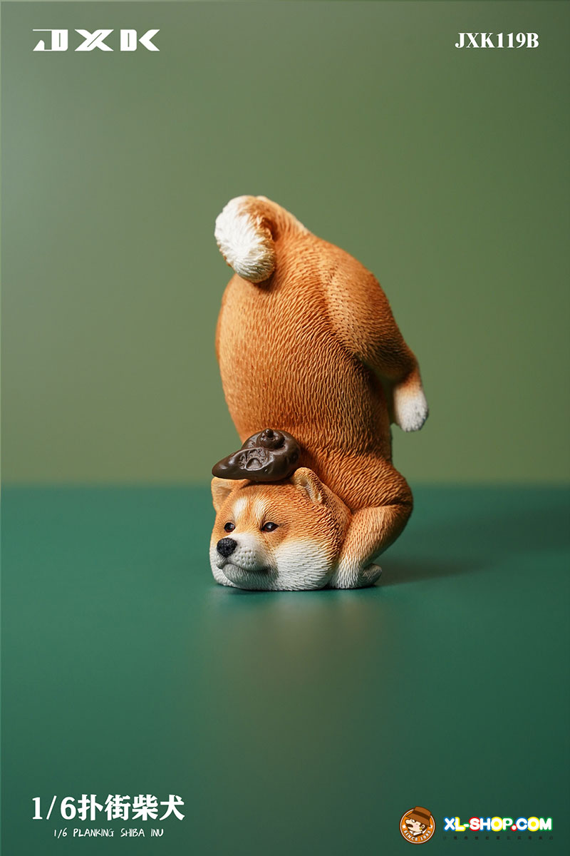 JXK- JXK119B - 1/6 Planking Shiba Inu (Orange) (Ship Q4 2022)
