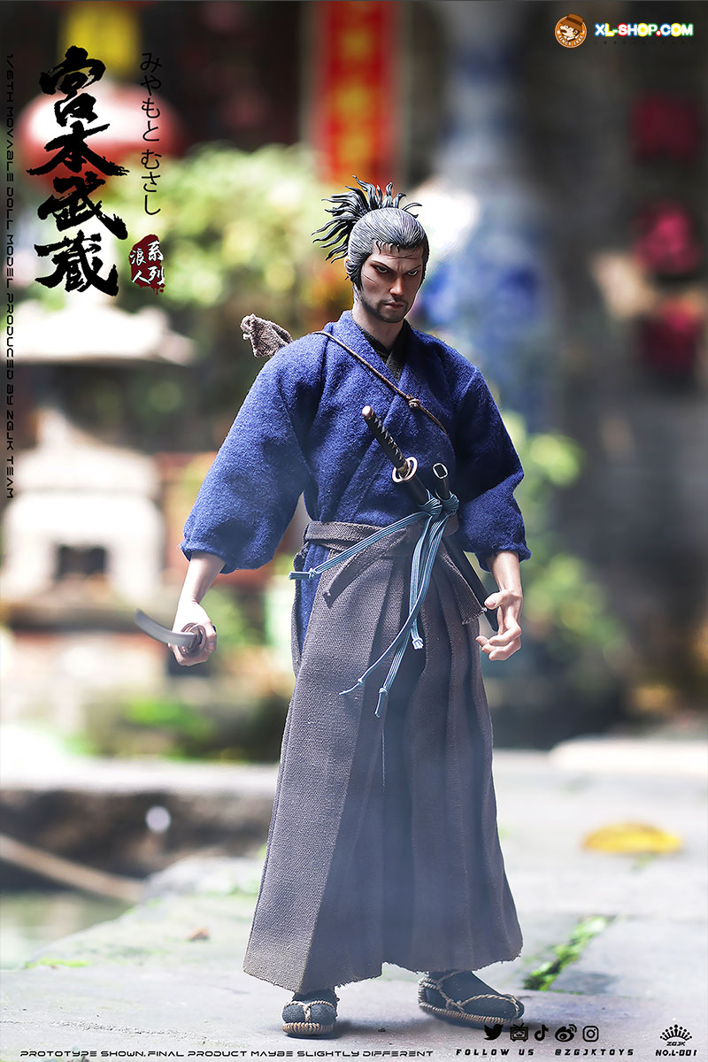 master piece of MUSASHI 【フルオーダーメイド ムサシ】 ZGJKTOYS - L-001 - 1/6 Musashi Miyamoto