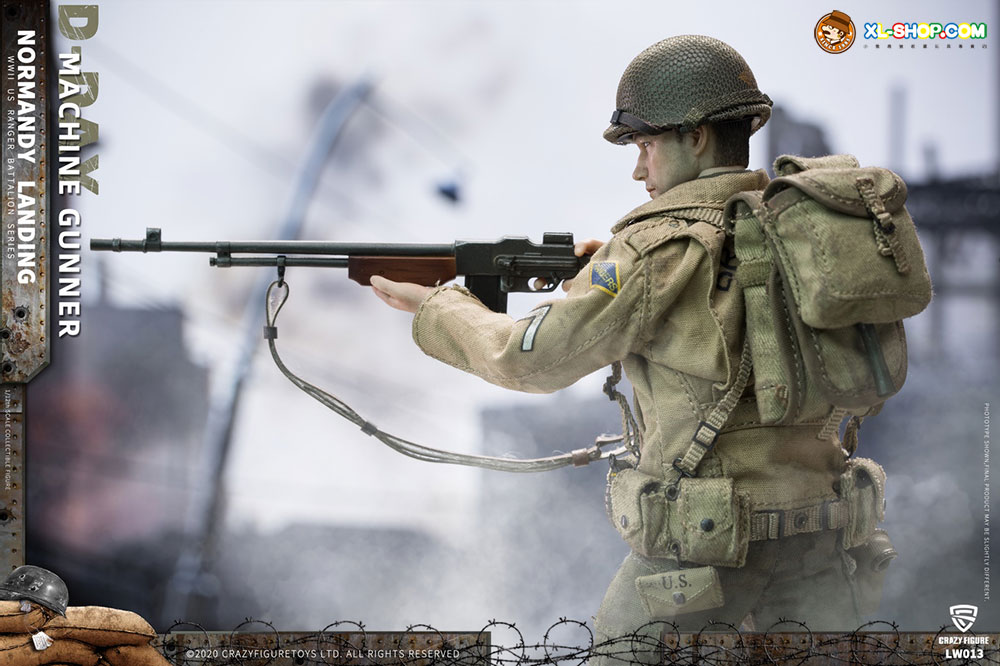 Crazy Figure - LW013 - 1/12 WWII U.S. Rangers On D-Day