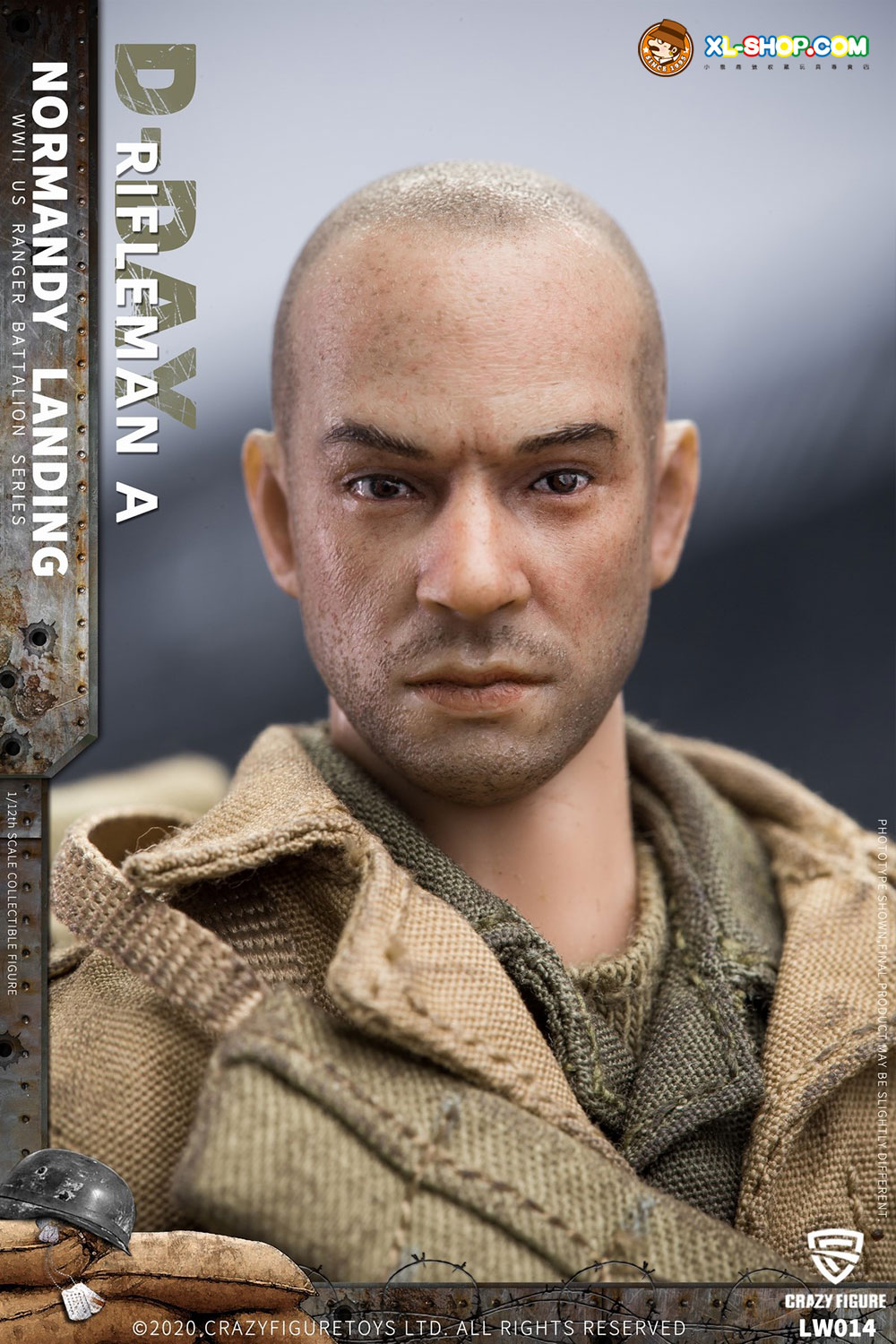 Crazy Figure - LW014 - 1/12 WWII U.S. Rangers On D-Day