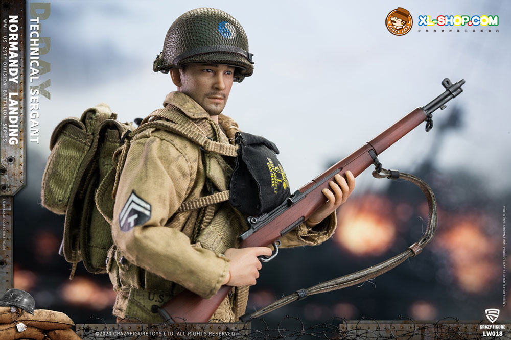 Crazy Figure - LW018 - 1/12 WWII U.S. 29th division D-Day