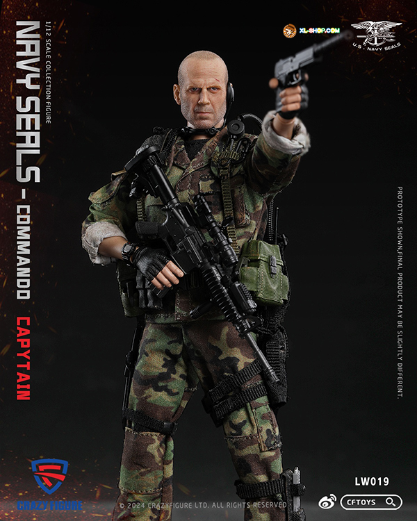 CRAZY FIGURE - LW019 - 1/12 SEAL Special Assault Team Captain
