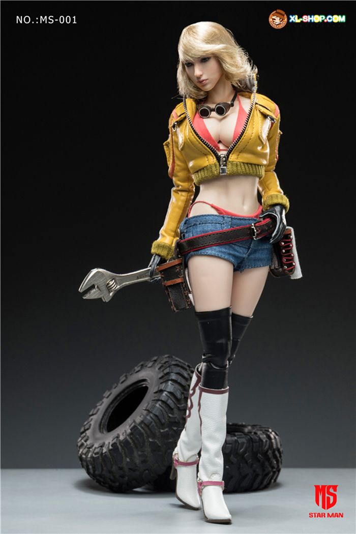 Female Automobile Mechanic 1/6 フィギュア Sear Man - MS-001 - 1/6 Female Automobile Mechanic Action Figure