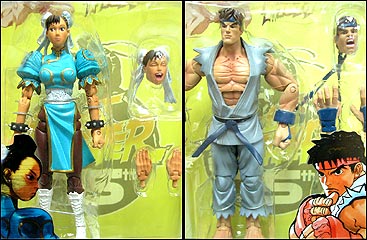 SOTA Toys - Street Fighter Round 1 Variant Ryu and Chun Li Action