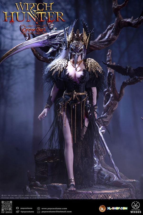POP COSTUME - 1/6 Witch Hunter Series - The Crow Girl (Ship Q2,2024)