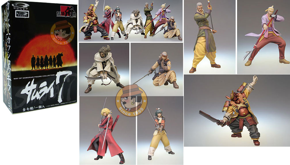 Седьмой самурай импакт квест. Samurai Action Figure. Игрушка Самурай old. Сет 7 самураев. Seven Samurai Figures
