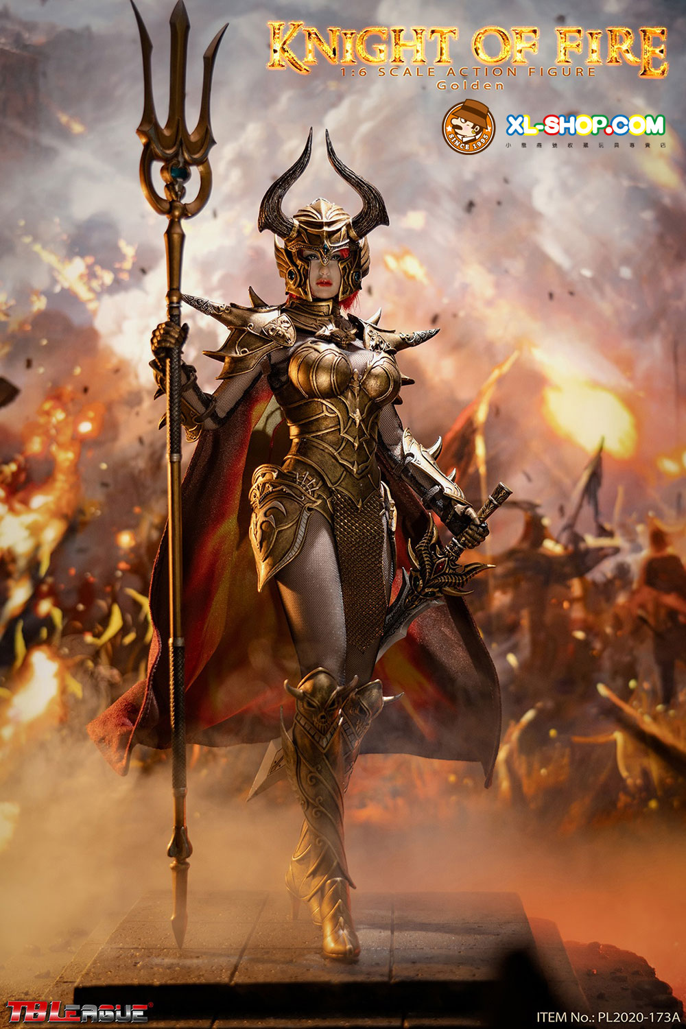 TBLeague - PL2020-173A / B / C - Knight of Fire (Golden / Silver