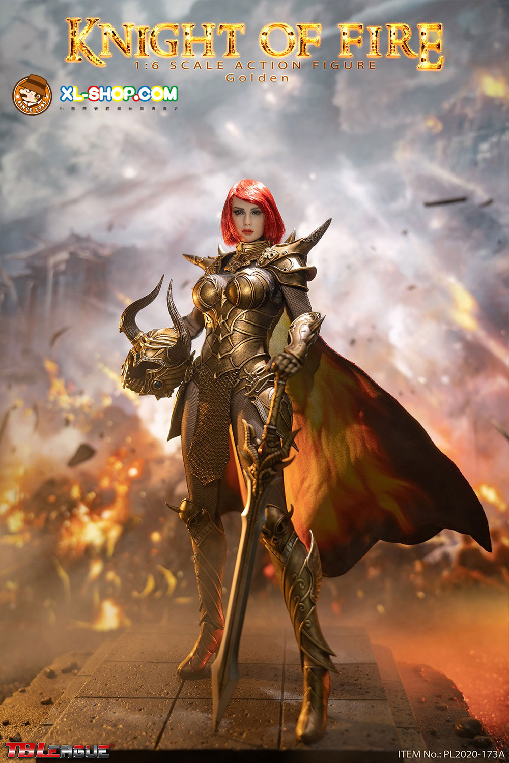 TBLeague - PL2020-173A / B / C - Knight of Fire (Golden / Silver