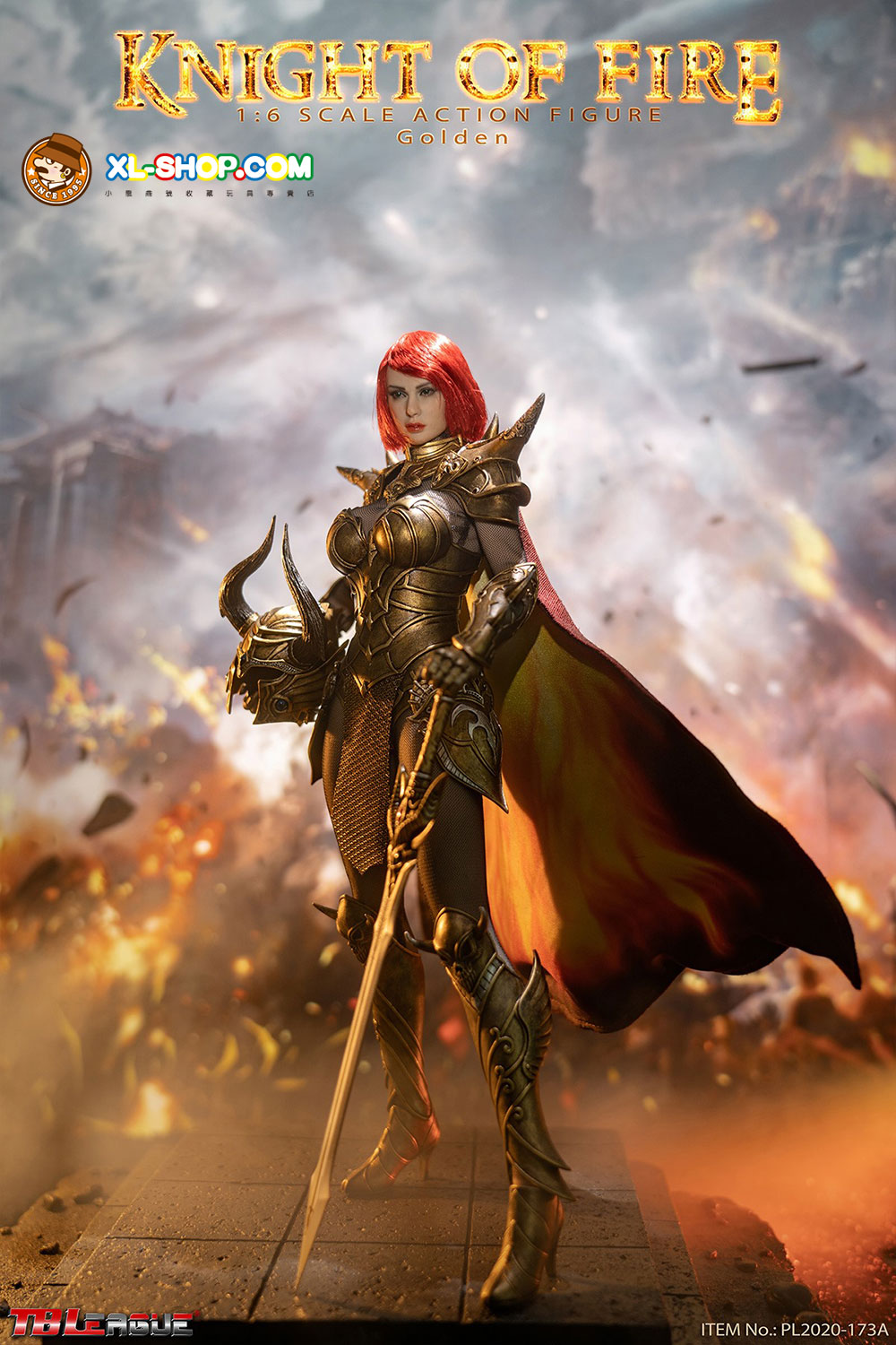 TBLeague - PL2020-173A / B / C - Knight of Fire (Golden / Silver