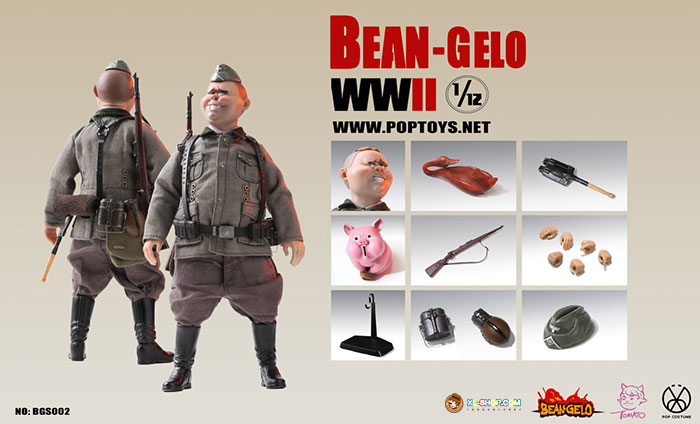 POPtoys】BGS002 1/12 Bean Gelo Series Fat guy--George WW2