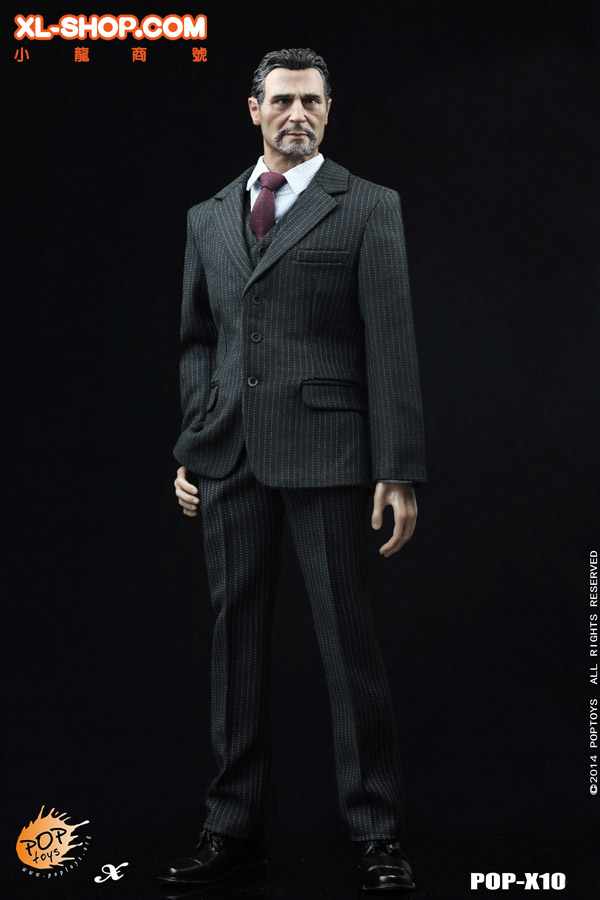 POP TOYS - 1/6 Accessories - X10 of Style Series - Men's striped Suit