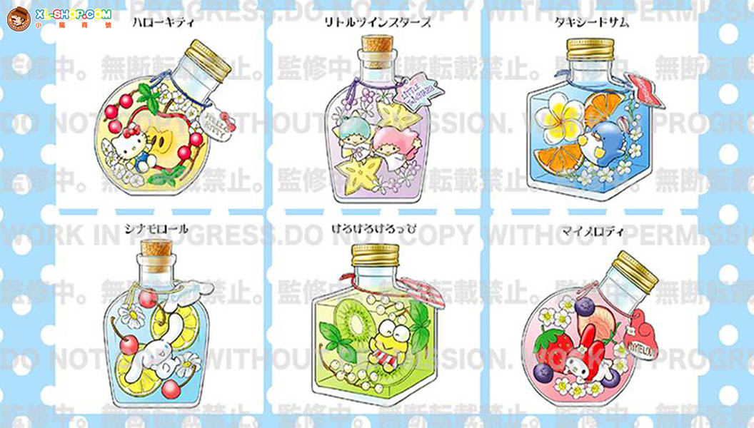 Re-ment Fruit Herbarium Sanrio Characters Miniature Figure