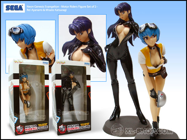 SegaPrize - Neon Genesis Evangelion - Motor Riders Figure Set of 2