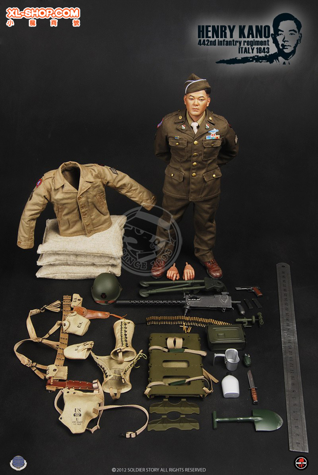 ミリタリー SOLDIER STORY WWII SS059 HENRY KANO Soldier Story - Henry Kano - 442nd Infantry Regiment, Italy 1943
