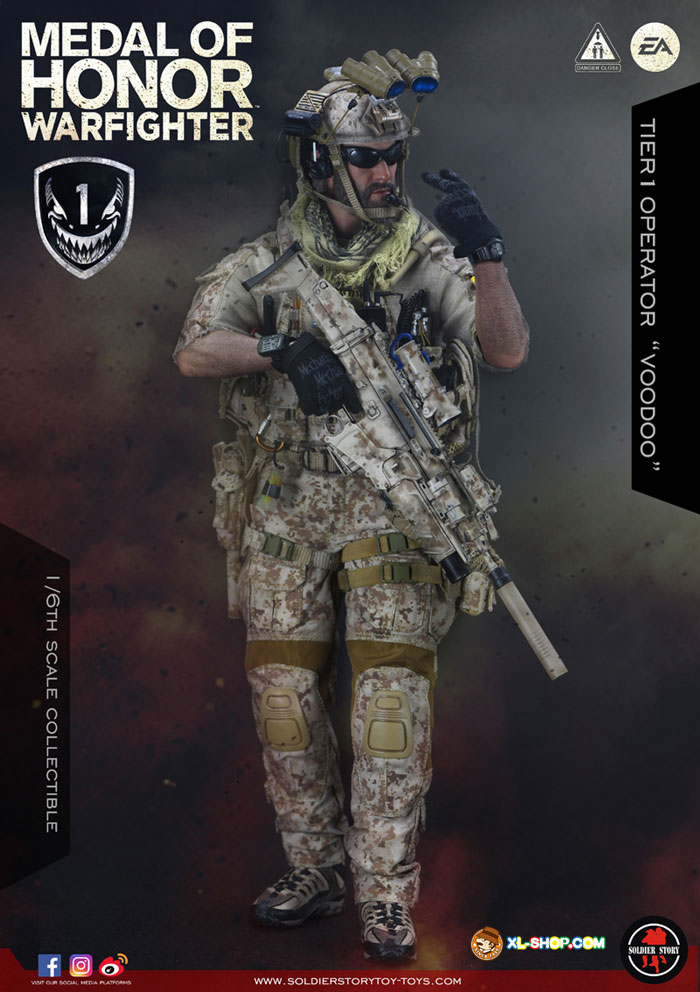 Soldier Story 1//6th scale Medal of Honor Warfighter Bendy Mains NO.SS106