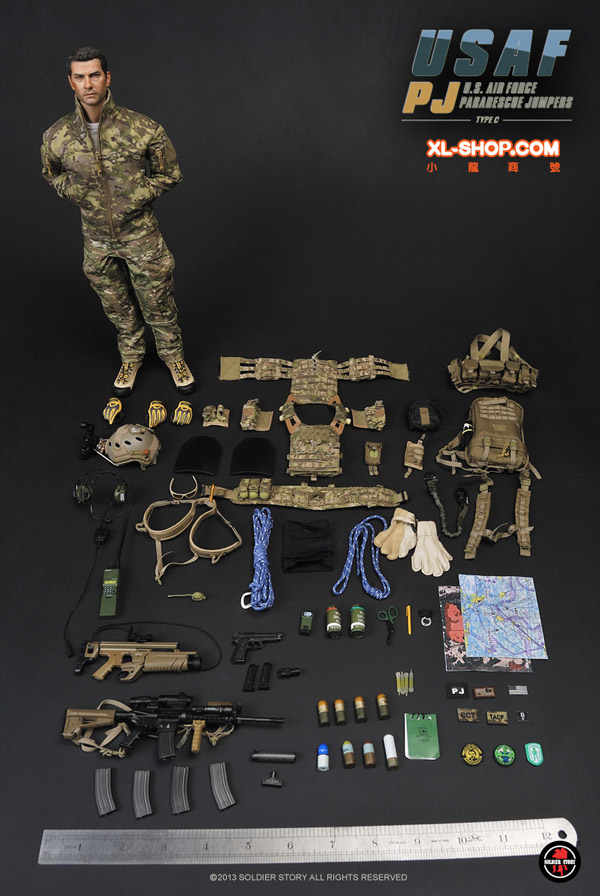 ミリタリー SOLDIER STORY USAF PJ SS080C Soldier Story SS080B USAF PJ TYPE B 1/6 Action Figure Model In