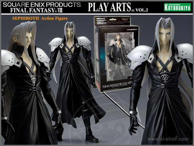 Square Enix - Play Arts Vol.2 - FF VII - Sephiroth Action Figure