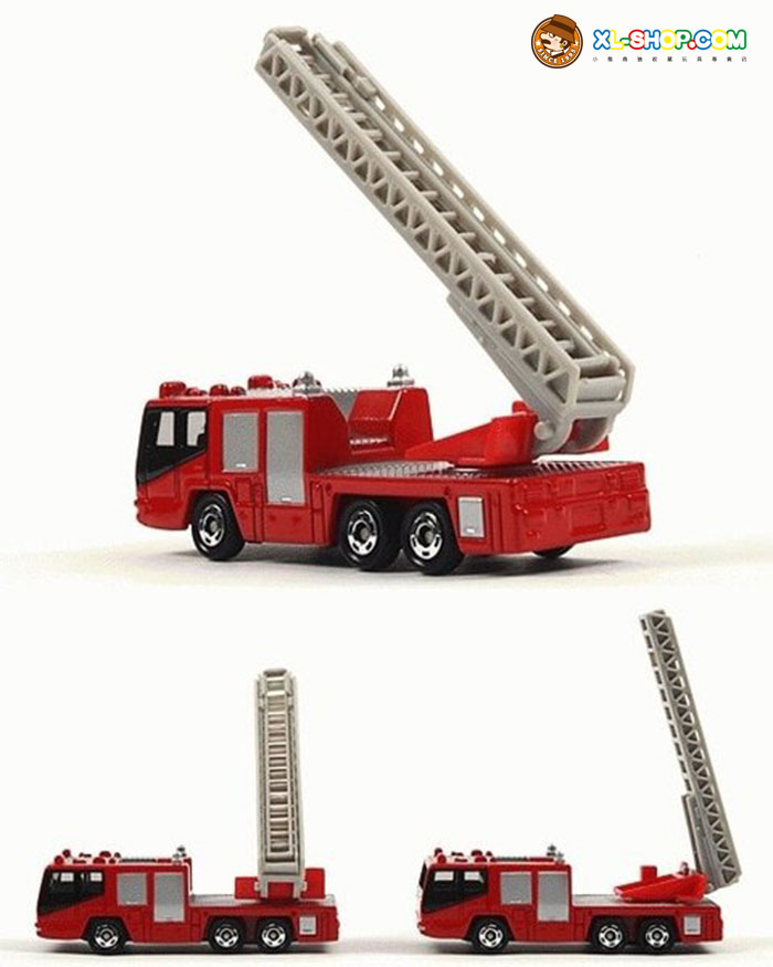 Tomica - TAKARA TOMY - No.108 - Hino Aerial Ladder Fire Truck