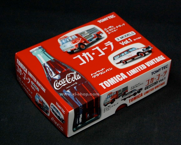 TomyTec - Limited Vintage - 1/64 Coca Cola 2 Model Boxset - Vol. 1