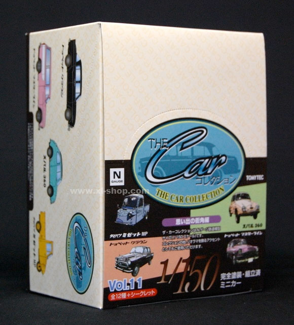 TomyTec 1/150 The Car Collection Vol.11 (Box of 12)