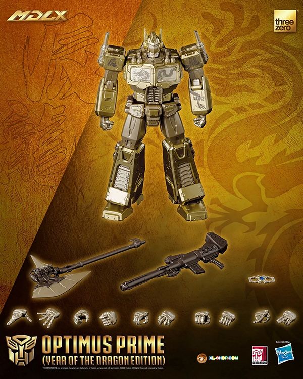 Threezero - 3Z0732 - MDLX Optimus Prime (Year of the Dragon Edition)