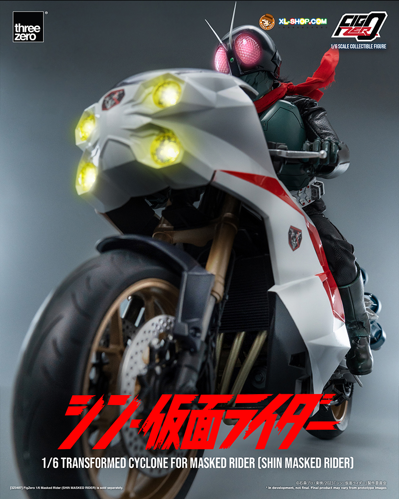 Masked Rider Mongo Threezero - 3Z04900W0 - FigZero 1/6 Transformed Cyclone for Masked ...