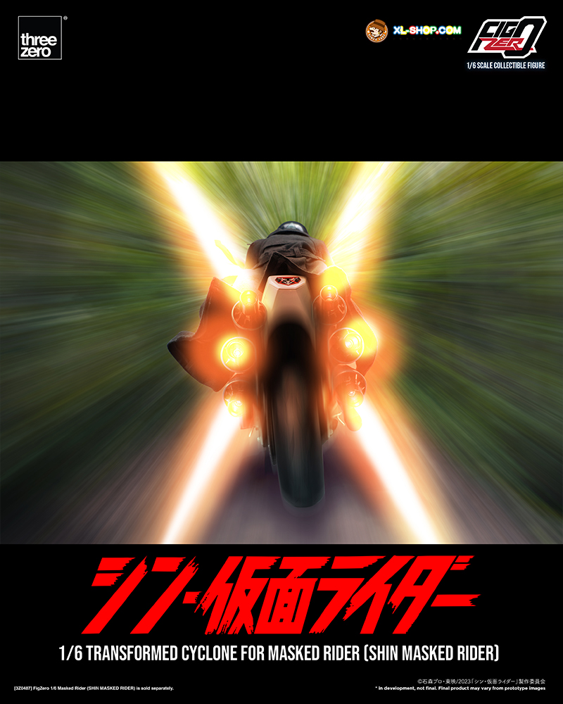Maxed Rider Threezero - 3Z04900W0 - FigZero 1/6 Transformed Cyclone for Masked ...