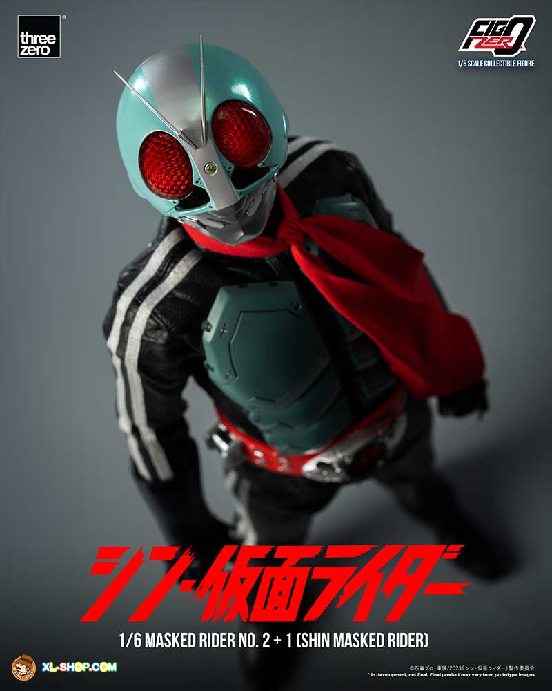 Mask Rider Zero Three Threezero - 3Z0678 - SHIN MASKED RIDER - FigZero 1/6 Masked Rider No.2 ...