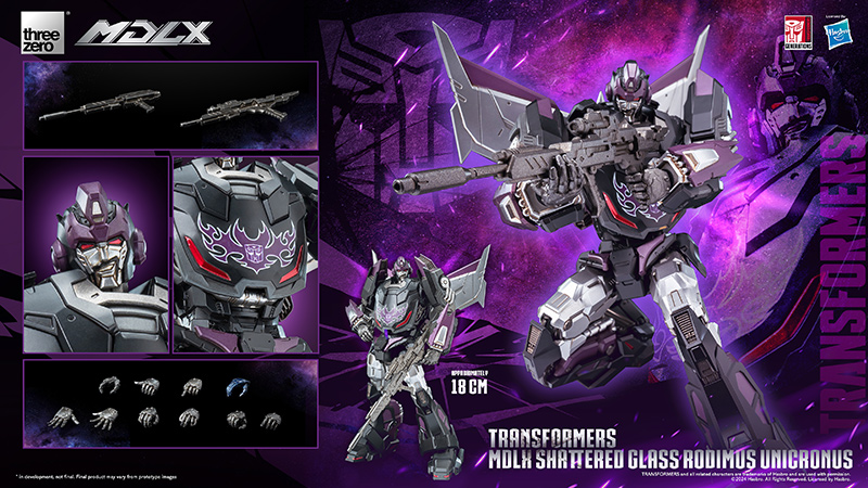 Threezero 3Z0717 MDLX Unicronus Rodimus Shattered Glass