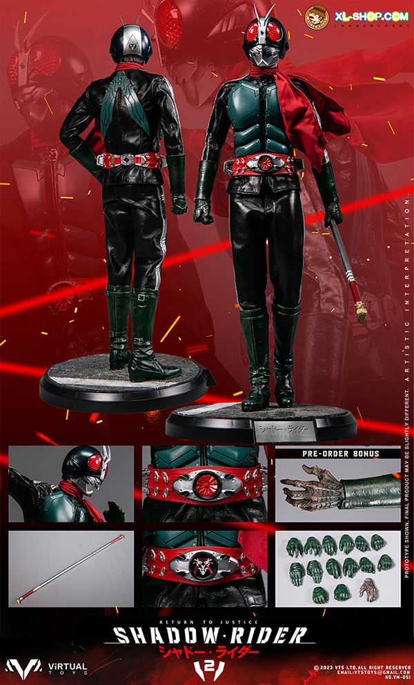 VTSTOYS VM-051シン ライダー V2 1/6 shin rider VTS TOYS - VM-051 - 1/6 Shadow Rider V2