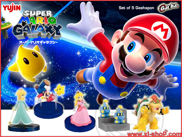 スーパーマリオギャラクシー デスクトップマスコット 5種コンプ