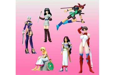 Yujin - Namco Gals Gashapon (set of 6)