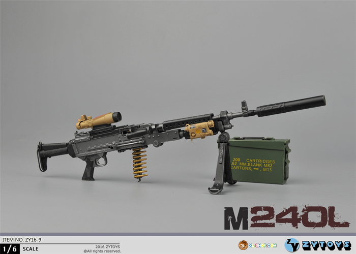 ZY Toys - ZY16-09 - 1/6 M240L Machine Gun