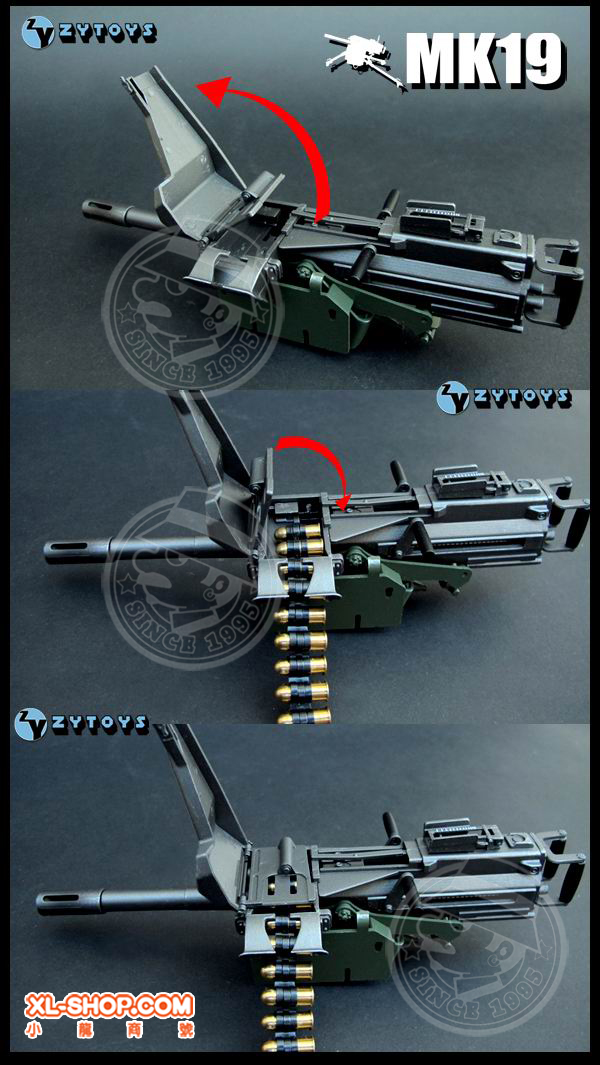 ZY Toys 1/6 Accessories MK19 Grenade Launcher